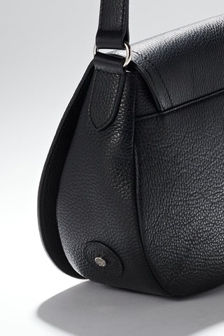 Sac bandoulière en cuir Paris - Noir