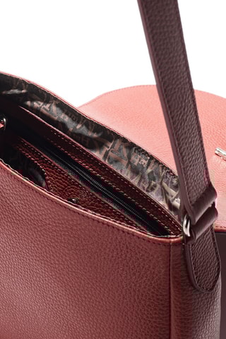 Sac bandoulière en cuir Paris - Marron