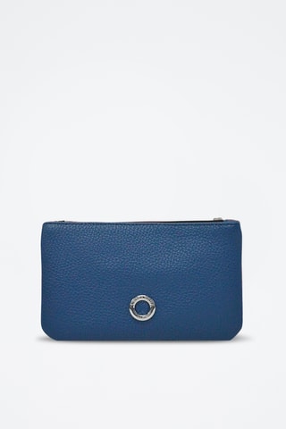 Pochette en cuir Prestige - Bleu