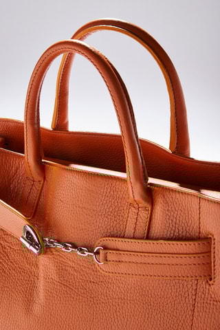 Sac à main en cuir Paris  - Orange