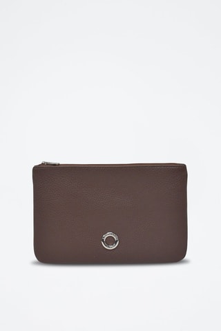 Pochette en cuir Prestige - Marron