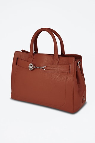 Sac à main en cuir Paris - Marron