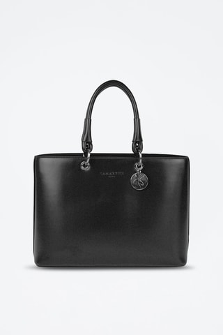 Sac à main en cuir Caprice - Noir