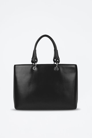 Sac à main en cuir Caprice - Noir