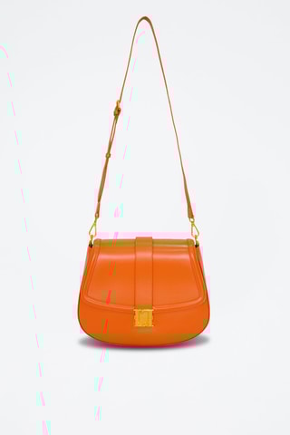 Sac bandoulière en cuir Bella -Orange - Orange