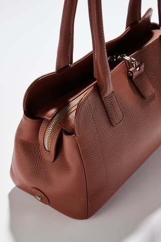 Sac porté épaule en cuir Paris - Marron