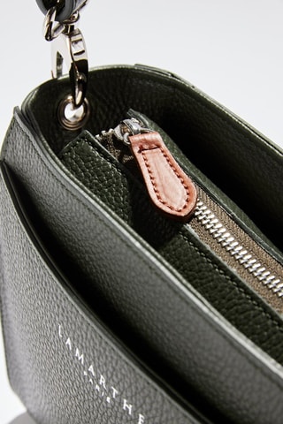 Sac bandoulière en cuir Fidèle - Vert