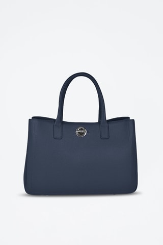 Sac à main en cuir Paris - Bleu