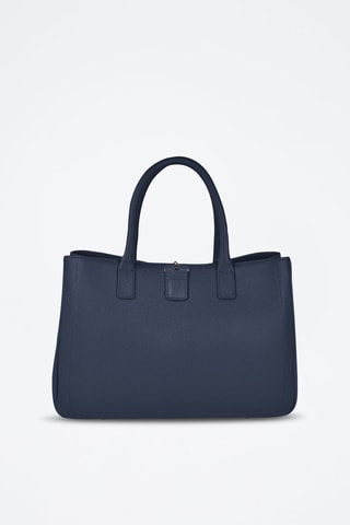 Sac à main en cuir Paris - Bleu