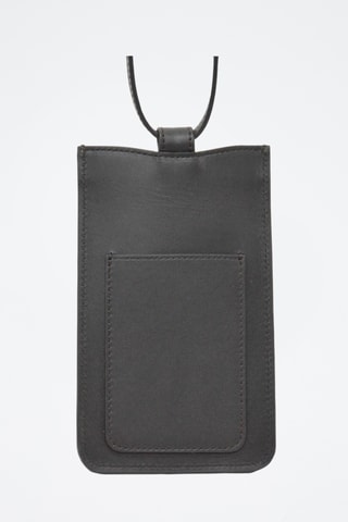 Etui porte-téléphone en cuir - Marron