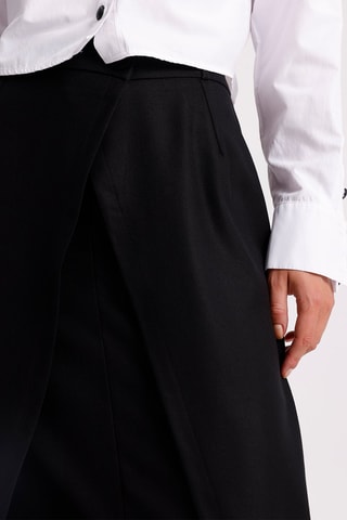 Jupe portefeuille - Noir