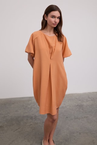 Robe droite - Orange