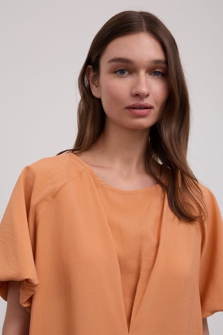 Robe droite - Orange
