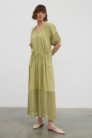 Robe longue - Vert
