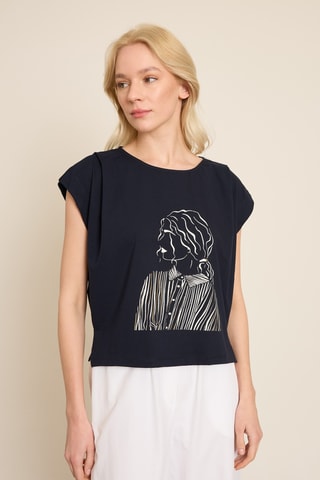 T-shirt - Bleu marine