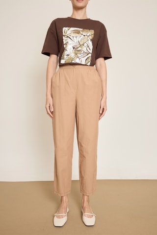 Pantalon 7/8 - Marron