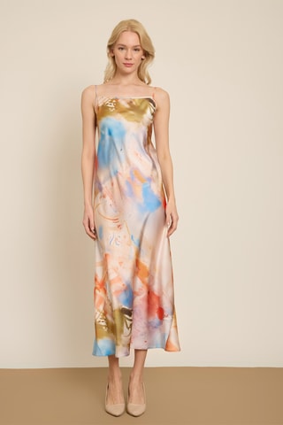 Robe midi - Multicolore