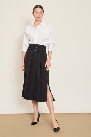 Jupe plissée - Noir