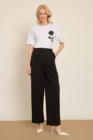 Pantalon carotte - Noir