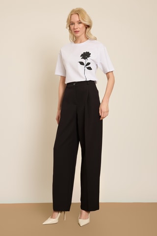 Pantalon carotte - Noir