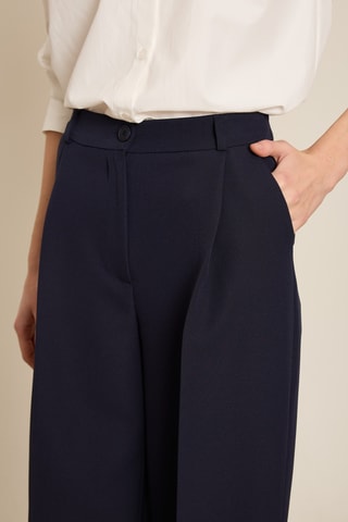 Pantalon carotte - Bleu marine
