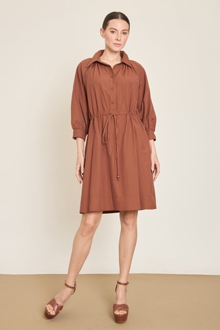 Robe chemise - Marron