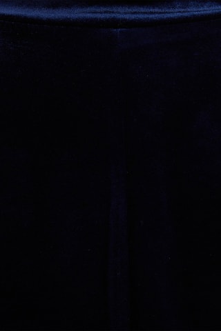 Robe midi en velours - Bleu