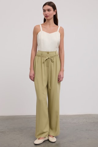 Pantalon casual - Vert