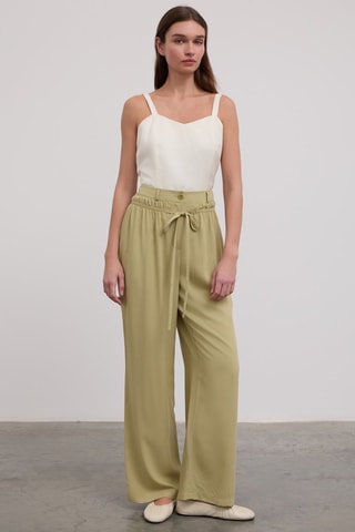 Pantalon casual - Vert