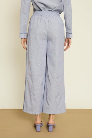 Pantalon wide legs - Bleu