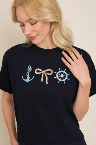 T-shirt - Bleu marine