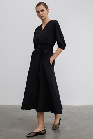 Robe midi - Noir