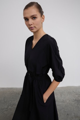 Robe midi - Noir