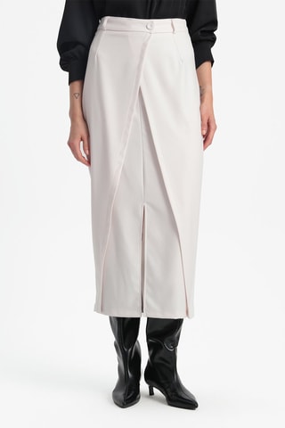 Jupe portefeuille - Blanc