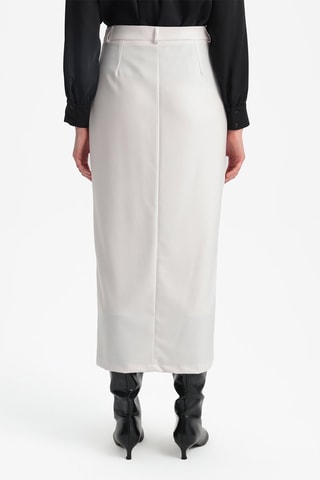 Jupe portefeuille - Blanc