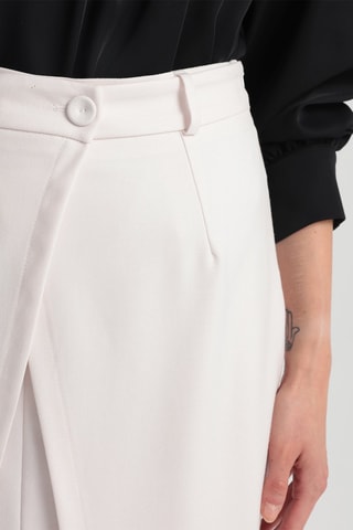 Jupe portefeuille - Blanc