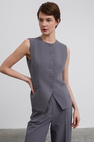 Gilet sans manches - Gris