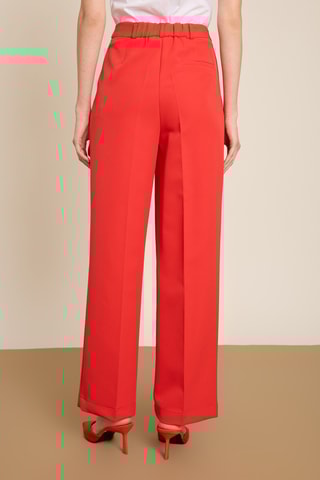 Pantalon carotte - Rouge