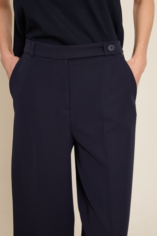 Pantalon wide legs - Bleu marine