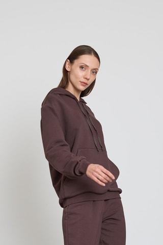 Sweat à capuche - Marron