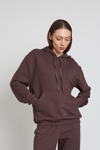 Sweat à capuche - Marron