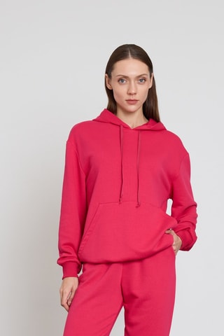 Sweat à capuche - Rose