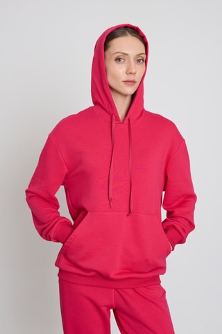 Sweat à capuche - Rose