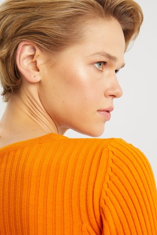 Robe droite - Orange