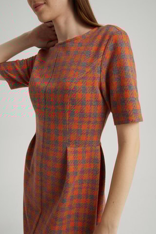 Robe droite - Orange