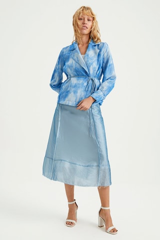 Veste - Blanc et bleu