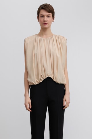 Blouse relaxed - Beige