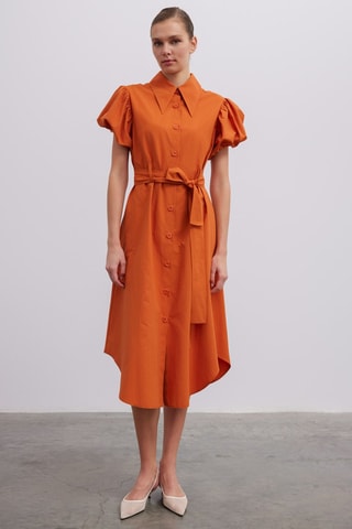 Robe chemise - Orange - Orange