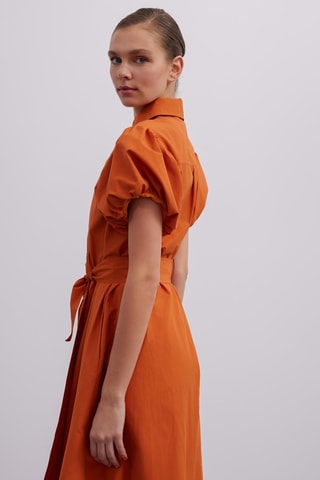 Robe chemise - Orange - Orange