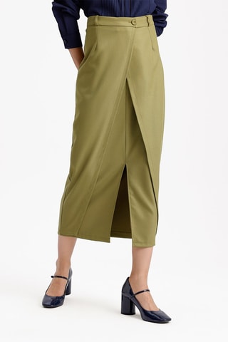 Jupe portefeuille - Vert